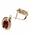 gold plated earrings with exclusive cubic zirconia