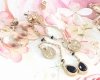 gold earrings made of stainless steel