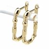 gold plated earrings with exclusive cubic zirconia