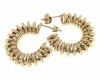 gold earrings made of stainless steel