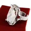 gold ring 18,60mm. gold-plated engagement xuping