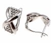 gold plated earrings with exclusive cubic zirconia