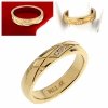 ring 19,00mm gold stainless steel