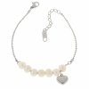 BRACELET, SILVER CELEBRITY STAINLESS STEEL
