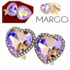 gold plated earrings with exclusive cubic zirconia