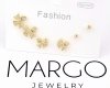 gold plated earrings with exclusive cubic zirconia