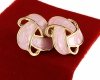 gold earrings made of stainless steel