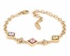 gold bracelet for a gold-plated leg