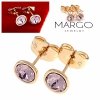 exclusive swarovski gold-plated earrings