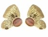 gold earrings made of stainless steel