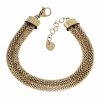 BRACELET GOLD CELEBRITY STAINLESS STEEL