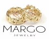 gold plated earrings with exclusive cubic zirconia