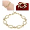 gold bracelet for a gold-plated leg
