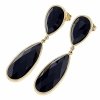 gold earrings made of stainless steel