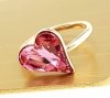 gold ring 18,00mm. gold-plated engagement xuping