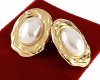 gold earrings made of stainless steel