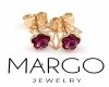 exclusive swarovski gold-plated earrings