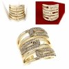 gold ring 17,00mm. gold-plated engagement xuping