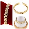 gold bracelet for a gold-plated leg