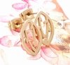 gold earrings made of stainless steel