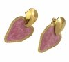 gold earrings made of stainless steel