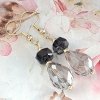gold earrings made of stainless steel