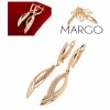 exclusive swarovski gold-plated earrings
