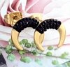 gold earrings made of stainless steel