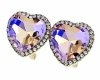 gold plated earrings with exclusive cubic zirconia