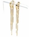 gold earrings made of stainless steel