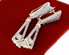 exclusive swarovski gold-plated earrings