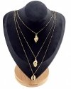 GOLD CHAIN NECKLACE celebrity STAINLESS STEEL