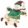 elegant gold brooch
