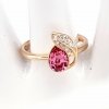 gold ring 17,00mm. gold-plated engagement xuping