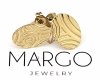 gold earrings made of stainless steel