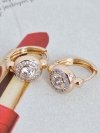 exclusive swarovski gold-plated earrings