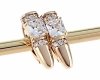 exclusive swarovski gold-plated earrings