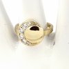 gold ring 18,60mm. gold-plated engagement xuping
