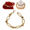 BRACELET GOLD CELEBRITY STAINLESS STEEL