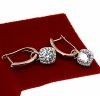 exclusive swarovski gold-plated earrings