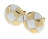 gold earrings made of stainless steel