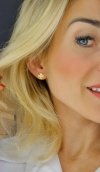 gold earrings made of stainless steel
