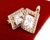 exclusive swarovski gold-plated earrings