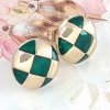 gold earrings made of stainless steel