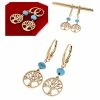 gold earrings made of stainless steel