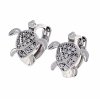 gold plated earrings with exclusive cubic zirconia