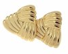 gold earrings made of stainless steel