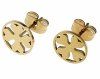 gold earrings made of stainless steel