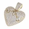gold pendant 18k shiny xuping