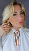 gold earrings made of stainless steel